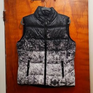 Marc New York Sleeveless Vest, Black & White, Large